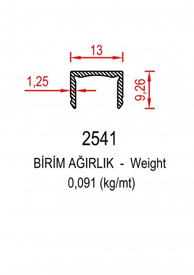 Kare Küpeşte  40X40 Dikme Çıtası