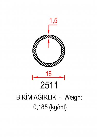Oval Küpeşte 16 Lık Boru